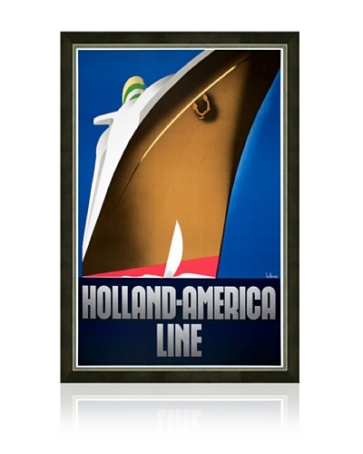 Holland America Line (Restrike) Framed Print