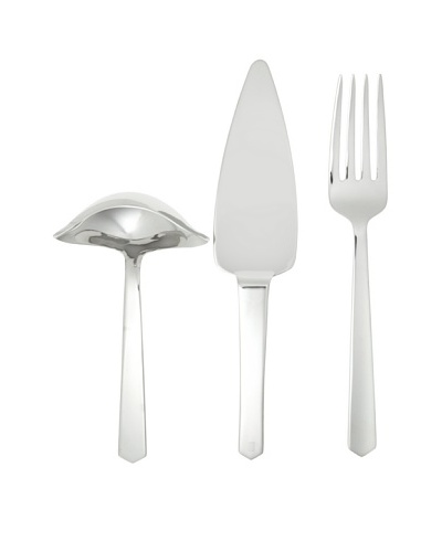 Thomas O’Brien 3-Piece Tiago Stainless Steel Serving Set