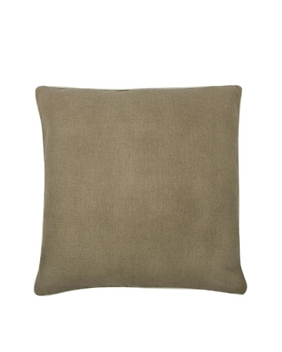 Thomas Paul Solid Feather Pillow, Mushroom