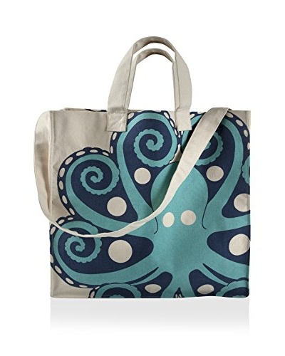 Thomas Paul Octopus Tote Bag, Aqua