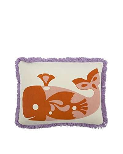 Thomas Paul Amalfi Whale Kids’ Pillow, Rose