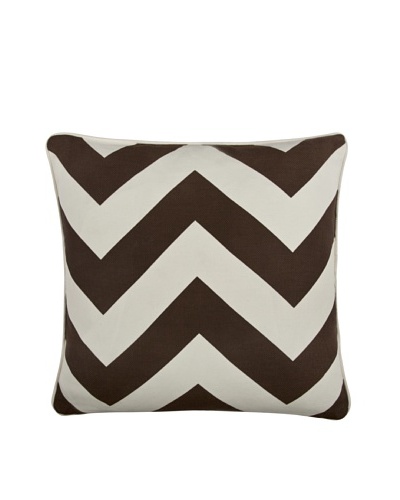 Thomas Paul Herringbone 18 Cotton Pillow, Java