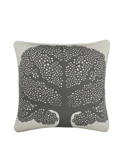 Thomas Paul Arboretumn 18 Cotton Pillow, Charcoal