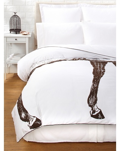 Thomas Paul Thoroughbred Duvet Cover [White/Java]