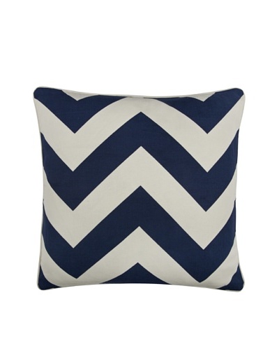 Thomas Paul Herringbone 18 Cotton Pillow, Indigo