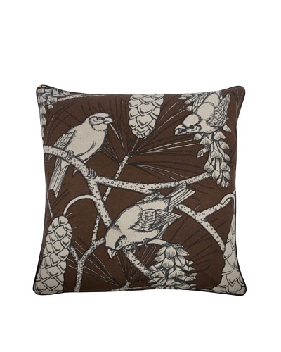 Thomas Paul Cocoa Pine Pillow, 22 x 22