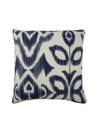 Thomas Paul Ikat-Print Feather Pillow, Indigo