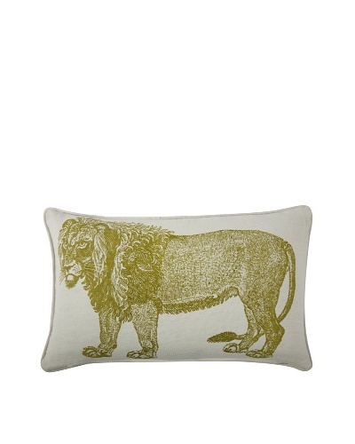 Thomas Paul Lion Feather Pillow, Ochre