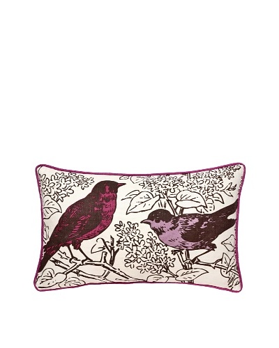 Thomas Paul Perch Pillow, Violet, 12 x 20