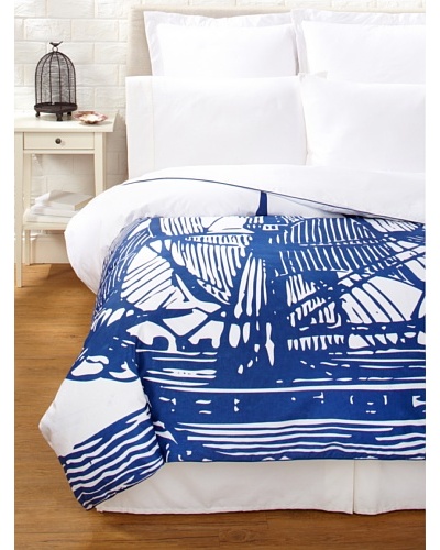 Thomas Paul Ship Duvet Cover [White/Ink]