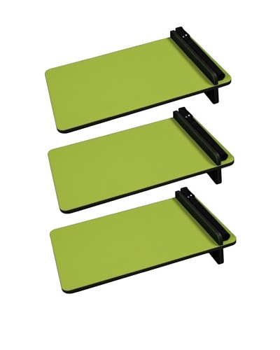 Three by Three Set of 3 To-Do Desktop Dry Erase Boards, Spring Green