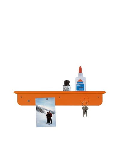 Three by Three Seattle Set of 2 Magnet Board & Shelf Organizers, OrangeAs You See