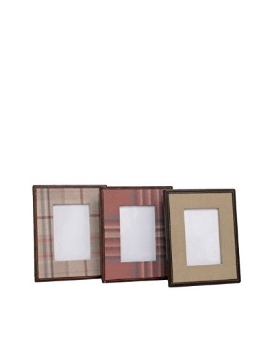 Three Hands Set of 3 Wood Picture Frames
