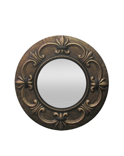 Three Hands Metal Wall Mirror