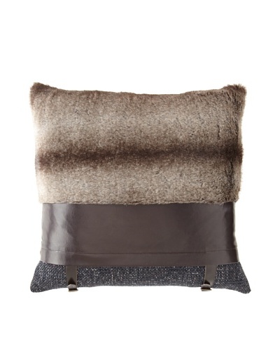 Cloud9 Madison Pillow, Brown, 18 x 18