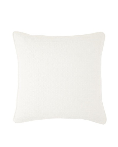 Chateau Blanc Bedding Transitional Euro Sham, Off-White