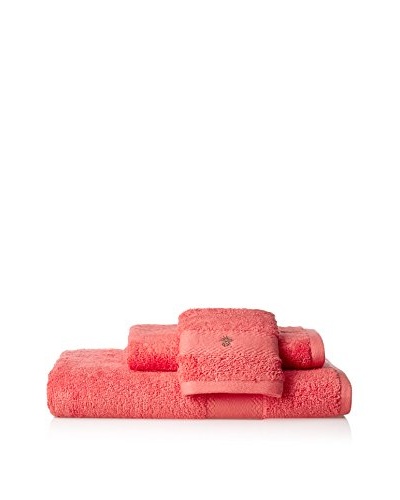 Tommy Bahama Set of 3 Solid Towels, Deep Coral