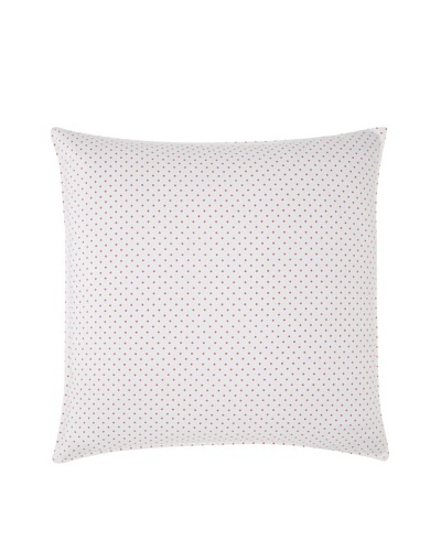 Tommy Hilfiger Rose Cottage Euro Sham, White/Red, 26 x 26