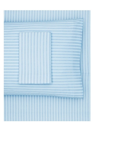 Tommy Hilfiger Shelburne Sheet Set [Blue/White Stripe]