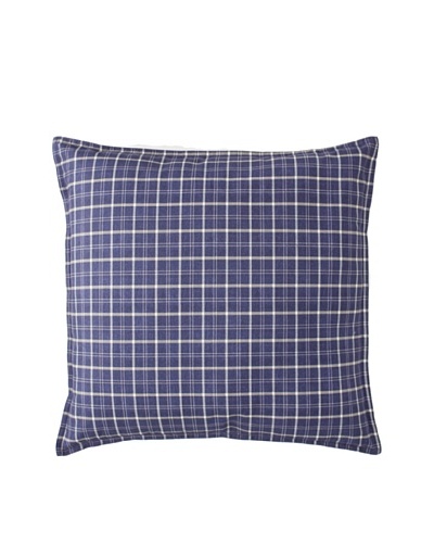 Tommy Hilfiger Vintage Plaid Decorative Pillow, Navy, 18″ x 18″