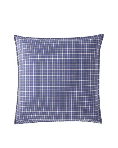 Tommy Hilfiger Vintage Plaid Euro Sham, Navy, 26 x 26