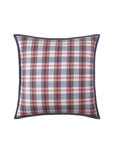 Tommy Hilfiger Spectator Plaid Euro Sham, Khaki, Euro