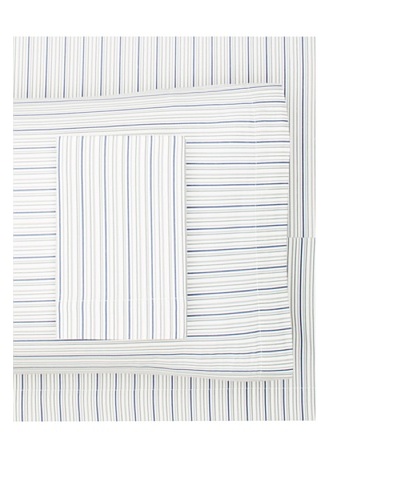 Tommy Hilfiger Great Point Sheet Set [White/Navy Stripe]