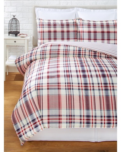 Tommy Hilfiger Vintage Plaid Comforter Set [Navy]