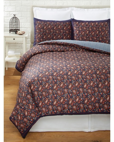 Tommy Hilfiger Shelburne Paisley Duvet Cover Set [Navy]