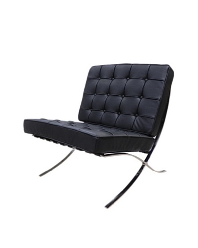 Furniture Contempo Barry Chair, Black