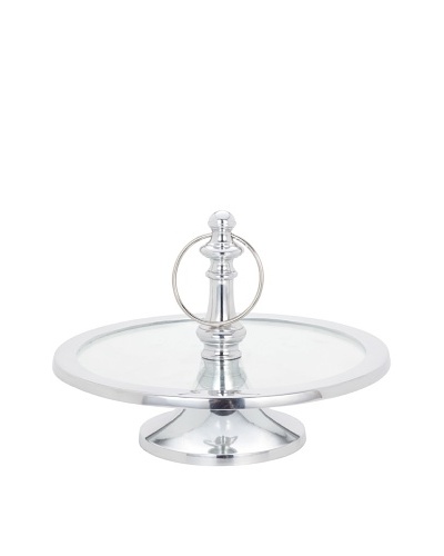 Torre & Tagus 1-Tier Ring Glass Pedestal Stand