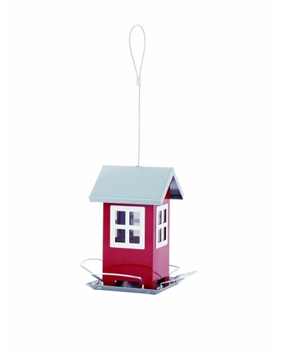 Torre & Tagus Cape Bird Feeder, Red