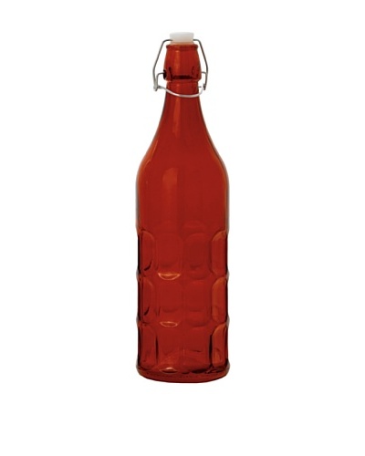 Torre & Tagus Vintage Soda Shop 1L Glass Bottle, Red