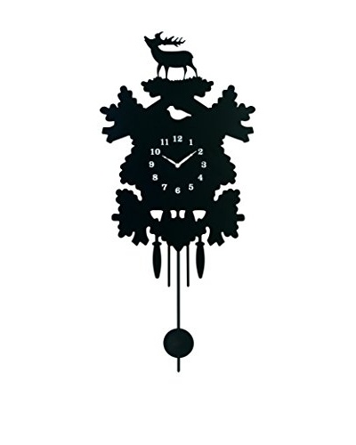 Torre & Tagus Stag Silhouette Pendulum Clock