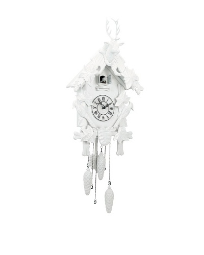 Torre & Tagus Village Cuckoo Clock, White