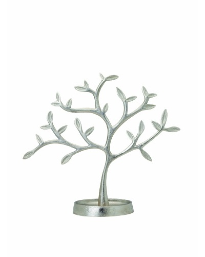 Torre & Tagus Braga Large Jewelry Tree, Silver