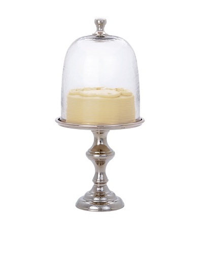 Torre & Tagus Damant Hammered Aluminum Cake Stand