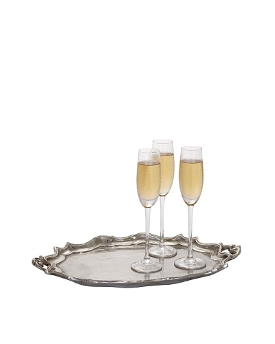 Torre & Tagus Vintage Cast Aluminum Oval Platter