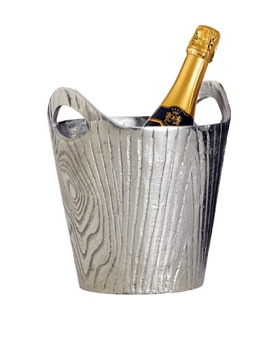 Torre & Tagus Aluminum Bark Wine Bucket