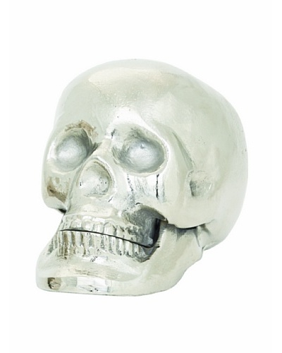 Torre & Tagus Large Skull Décor, Silver