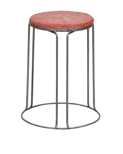 Tottenham Court Garcia Stool, Red