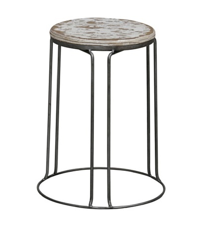 Tottenham Court Garcia Stool, White