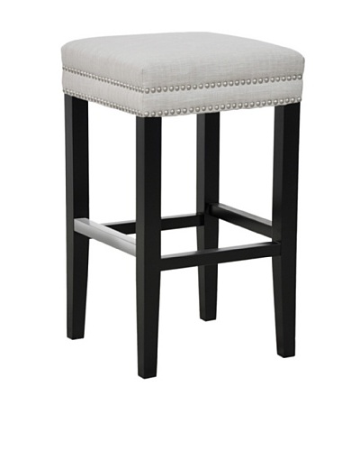 Tottenham Court Caroline Backless Bar Stool, Ivory