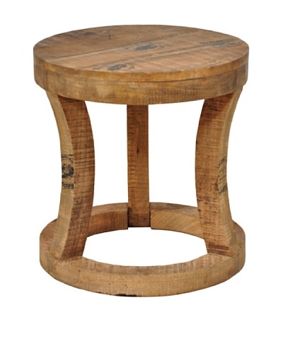 Tottenham Court Paris Round Stool, Natural