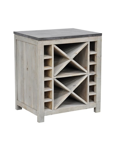 Tottenham Court Avery Wine Rack, Natural Grey