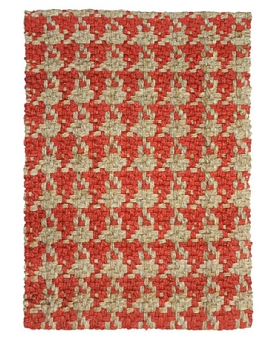 Tottenham Court Houndstooth Hand-Spun Jute Rug