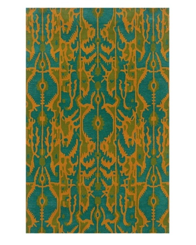 Trade-Am Vibrance Rectangle Rug [Blue]