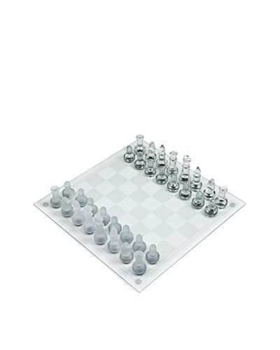 Trademark Games Deluxe Glass Chess Set