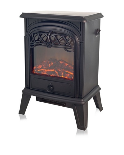 Northwest Sagamore Free-Standing Log Flame Fireplace