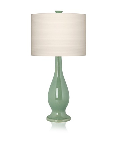 Pacific Coast Lighting Green Ceramic Vase Lamp